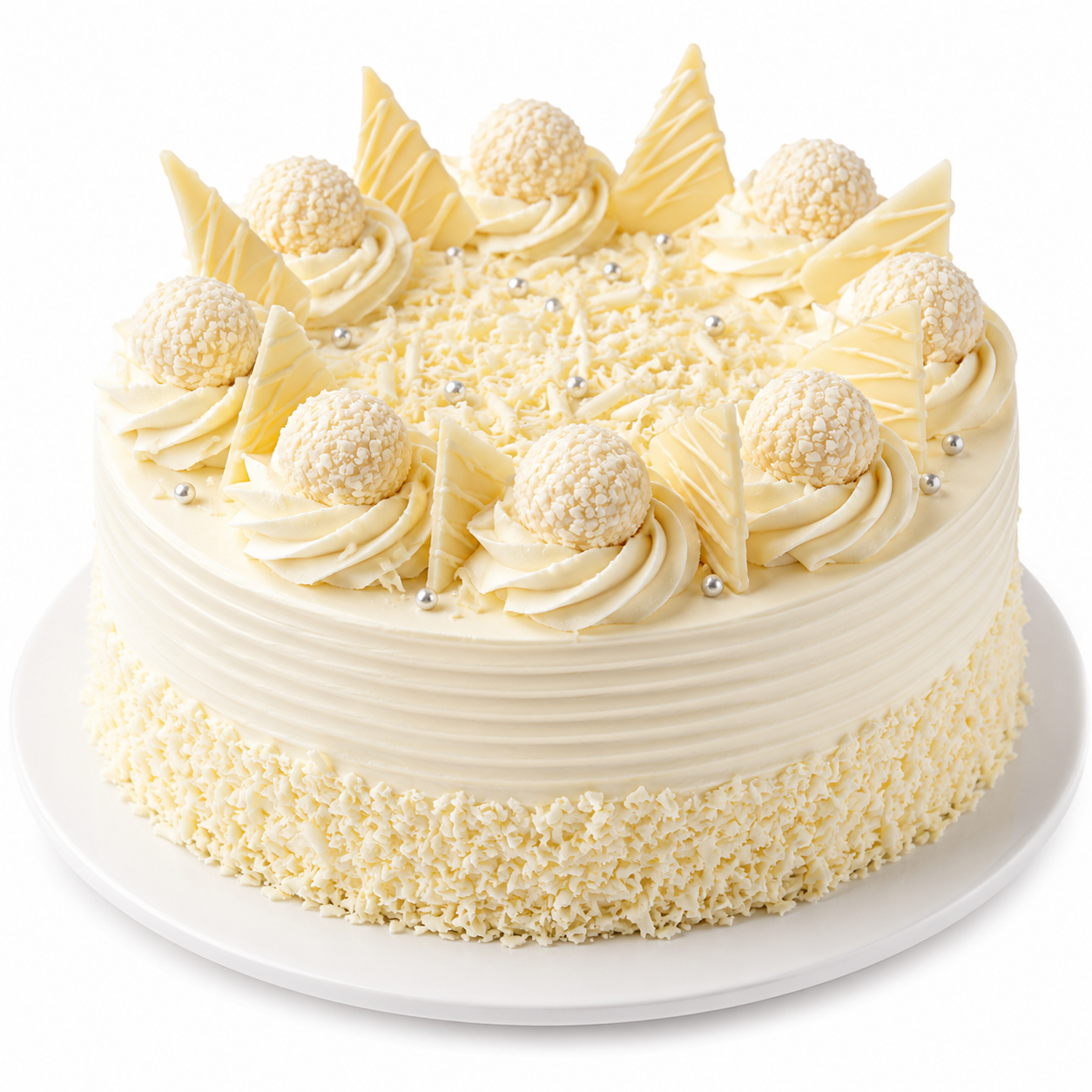 Premium White Truffle cake by Carol cakes & Cafe in Mararikulam