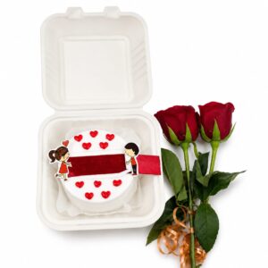 bento with flower cake by carol cakes & cafe mararikulam