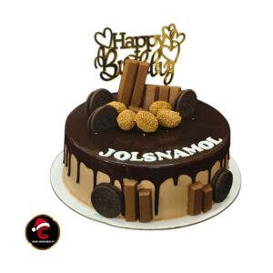 Chocolate overload birthday cake by Carol cakes & Cafe Mararikulam