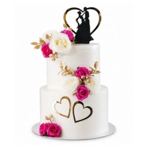 wedding cake by carol cakes & cafe mararikulam