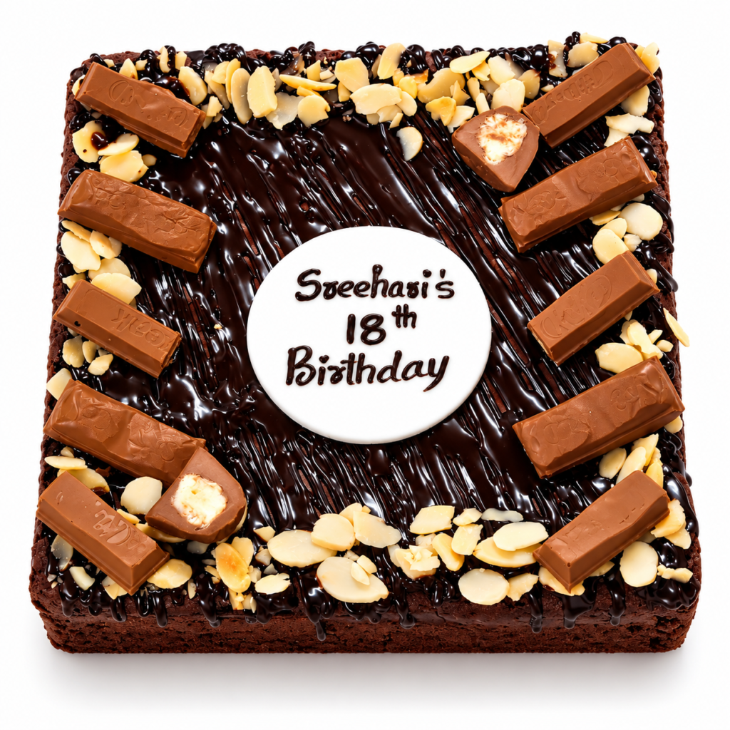 Chocolate brownie cake by Carol Cakes & Cafe Mararikulam